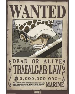 One Piece - Wanted Trafalger Law