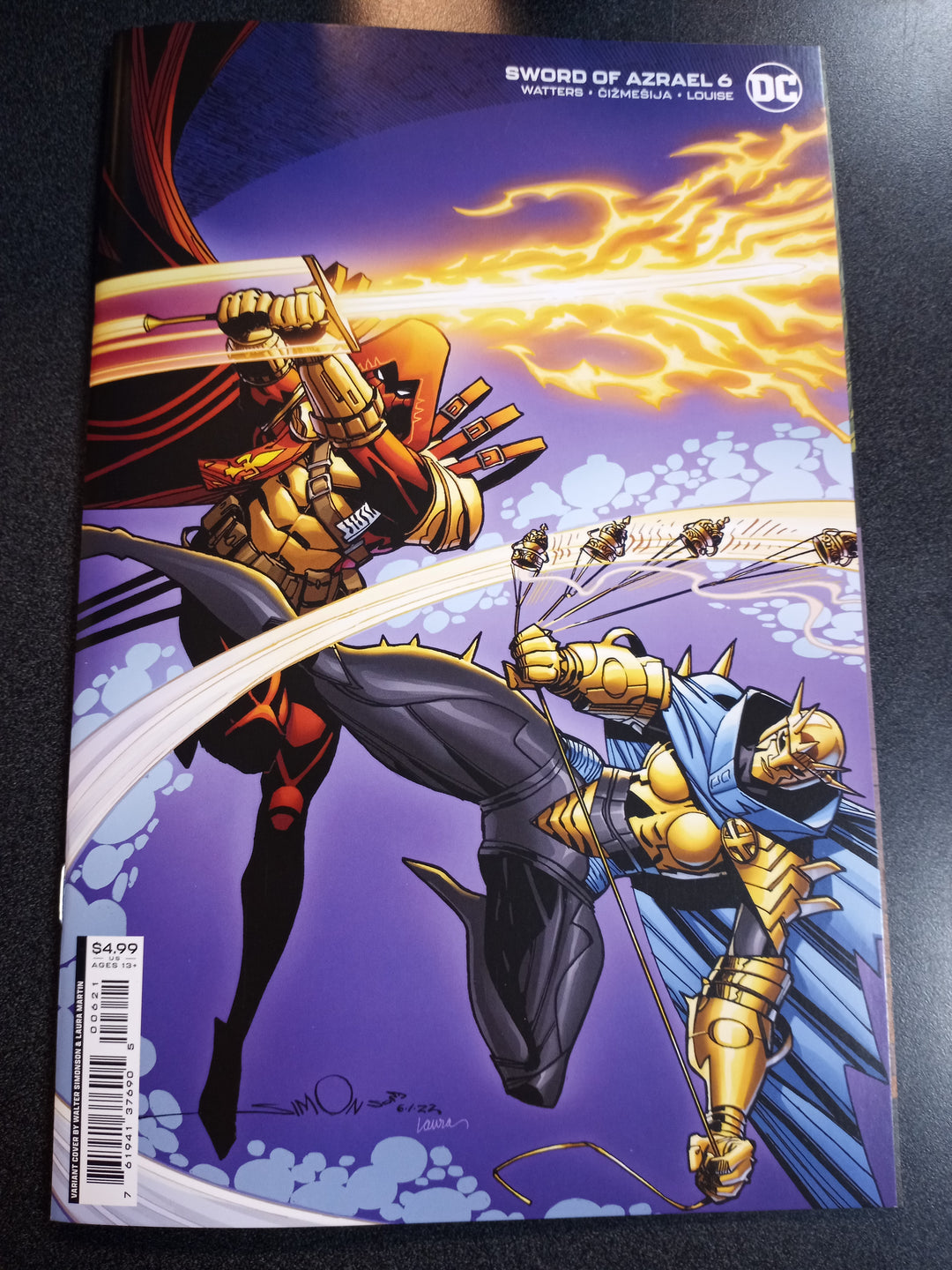 Sword Of Azrael #6 (Of 6) Cover B Walter Simonson Card Stock Variant