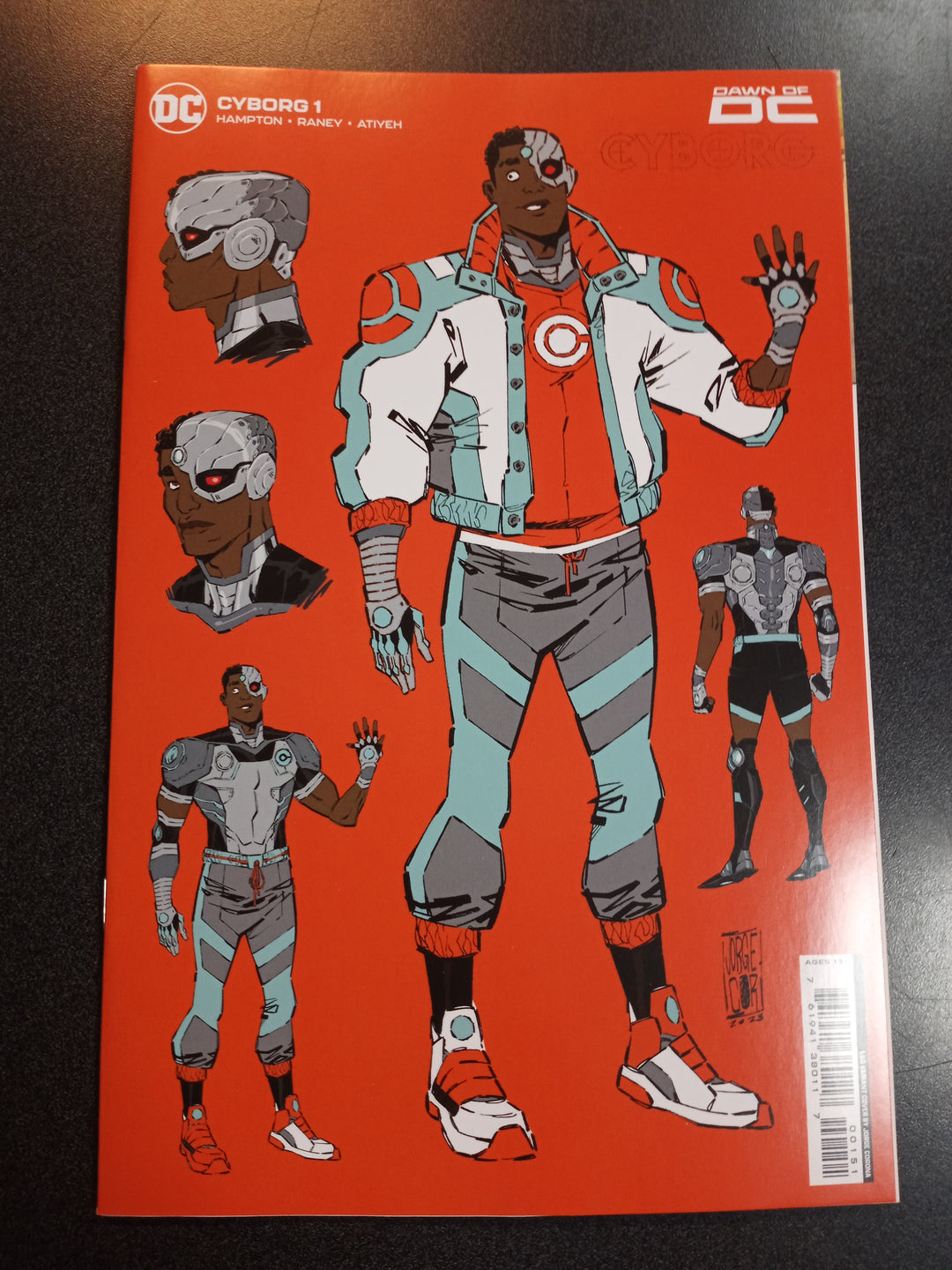 Cyborg #1 (Of 6) Cover E 1 in 50 Jorge Corona Design Card Stock Variant
