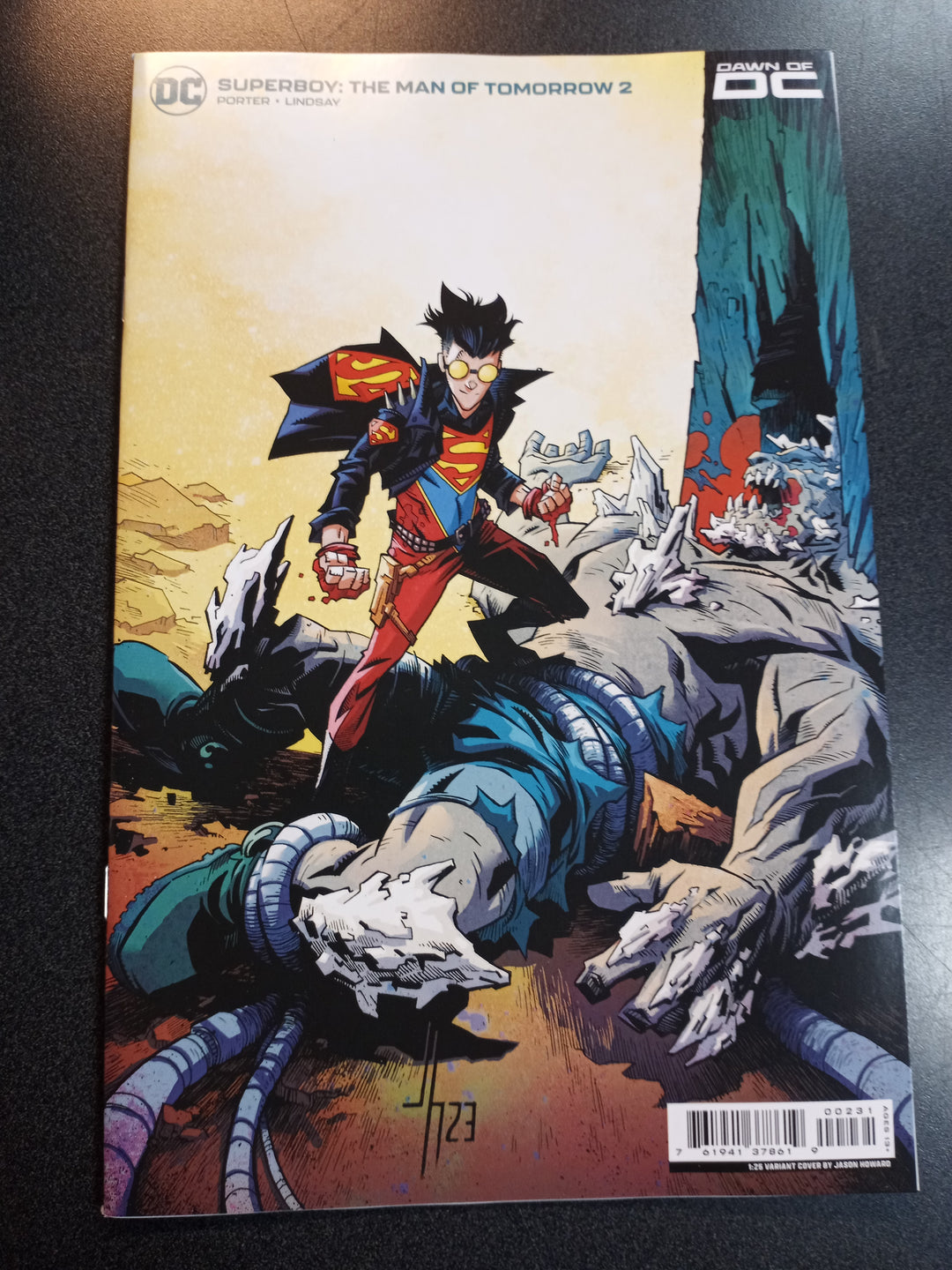 Superboy The Man Of Tomorrow #2 (Of 6) Cover C 1 in 25 Jason Howard Card Stock Variant