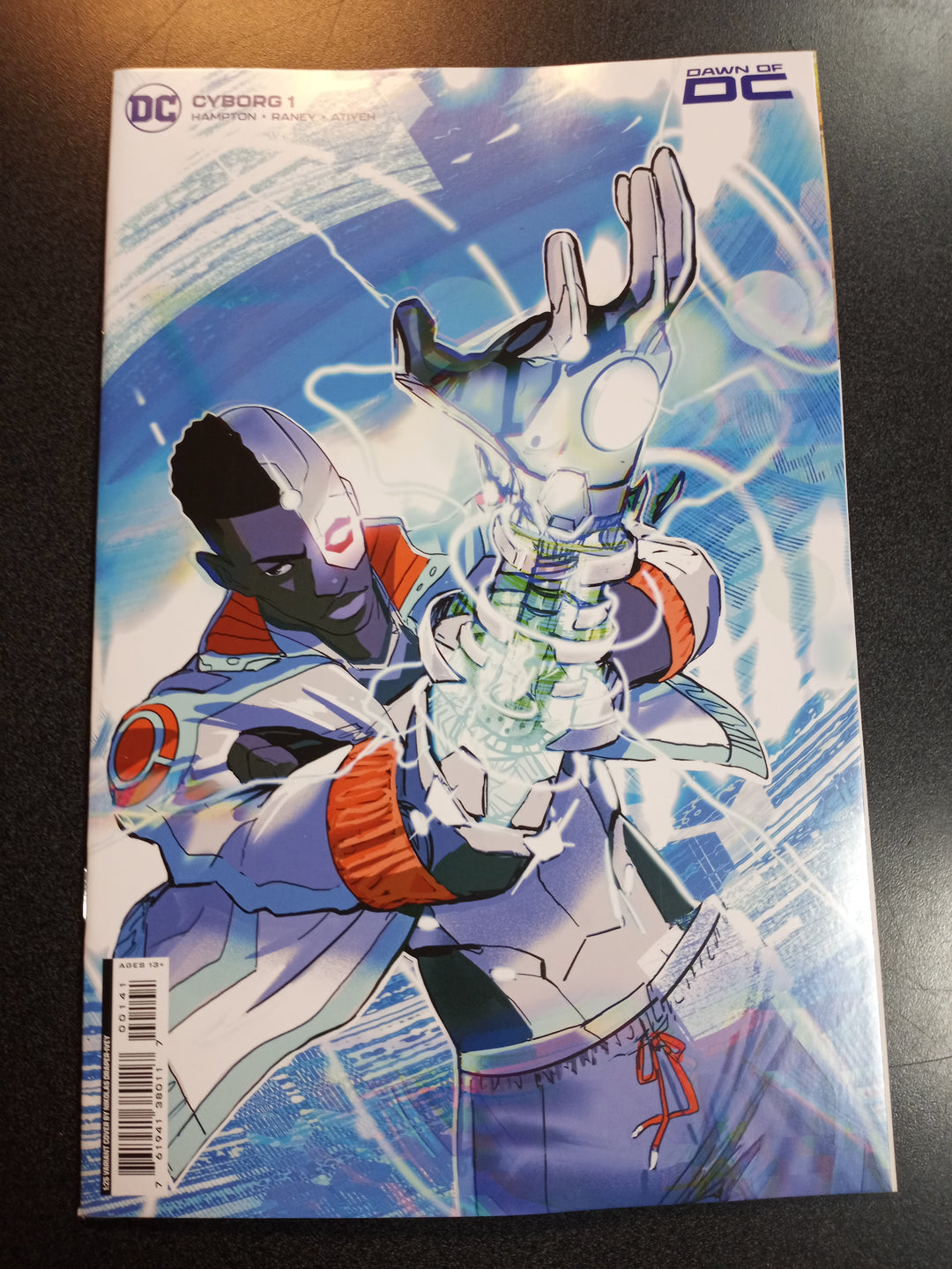 Cyborg #1 (Of 6) Cover D 1 in 25 Nikolas Draper-Ivey Card Stock Variant