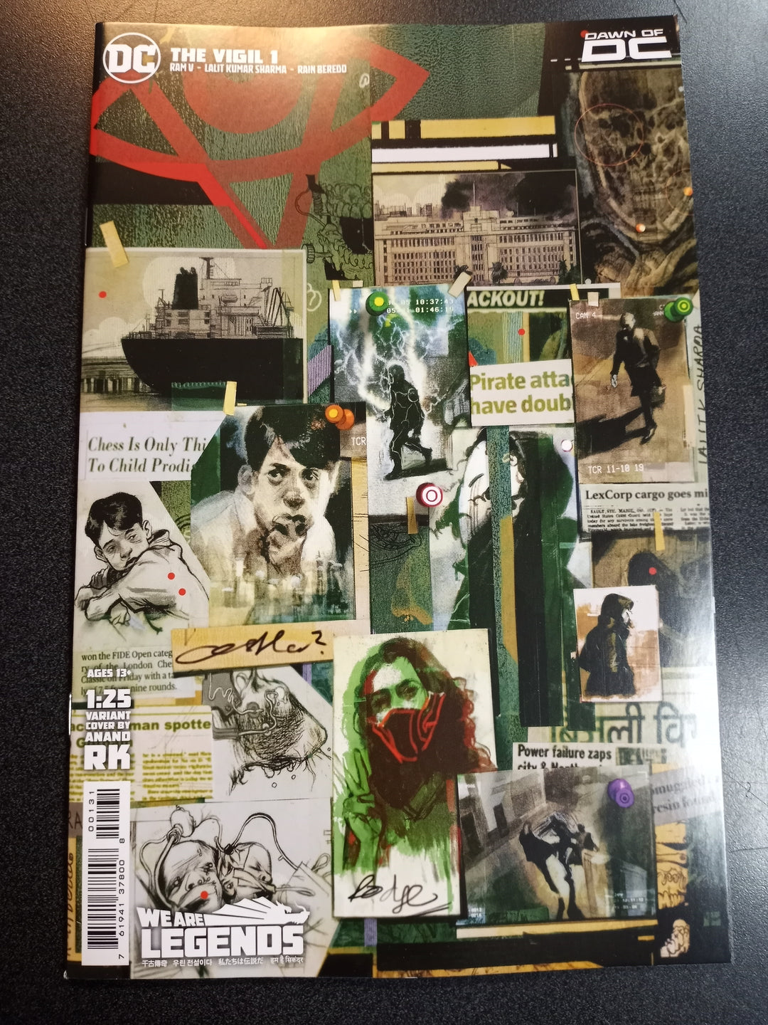 Vigil #1 (Of 6) Cover D 1 in 25 Anand Rk Card Stock Variant