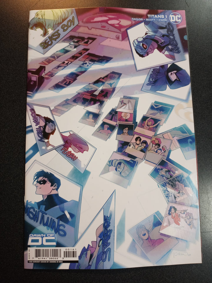 Titans #1 Cover F 1 in 50 Simone Di Meo Card Stock Variant