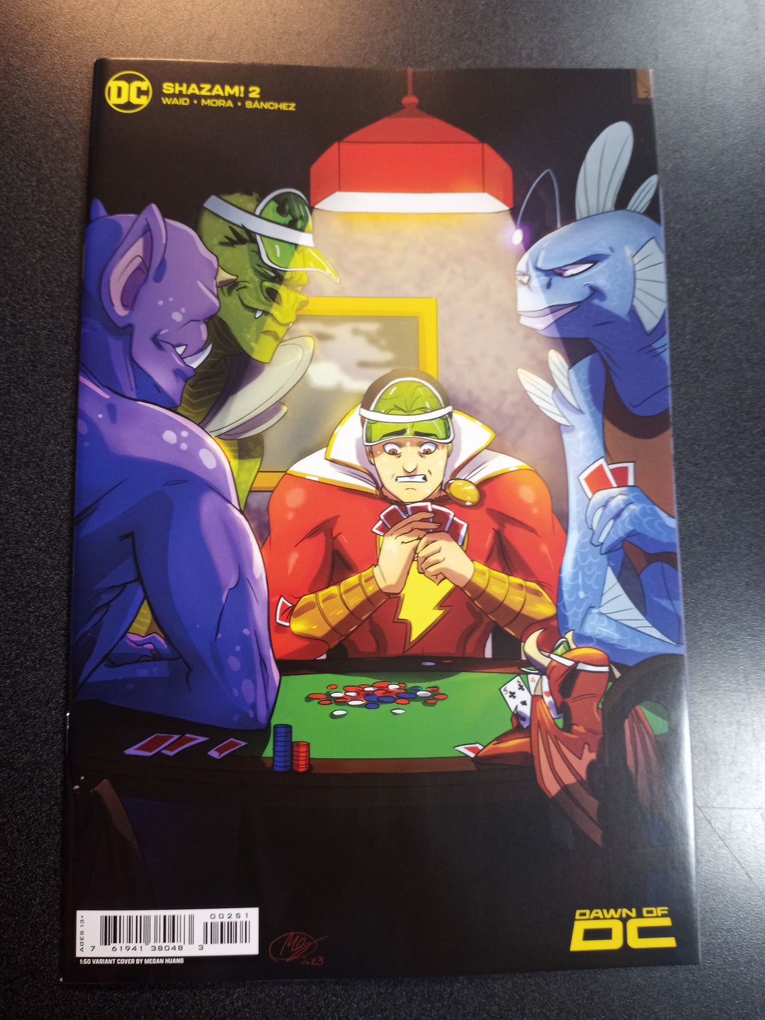 Shazam #2 Cover F 1 in 50 Megan Huang Card Stock Variant