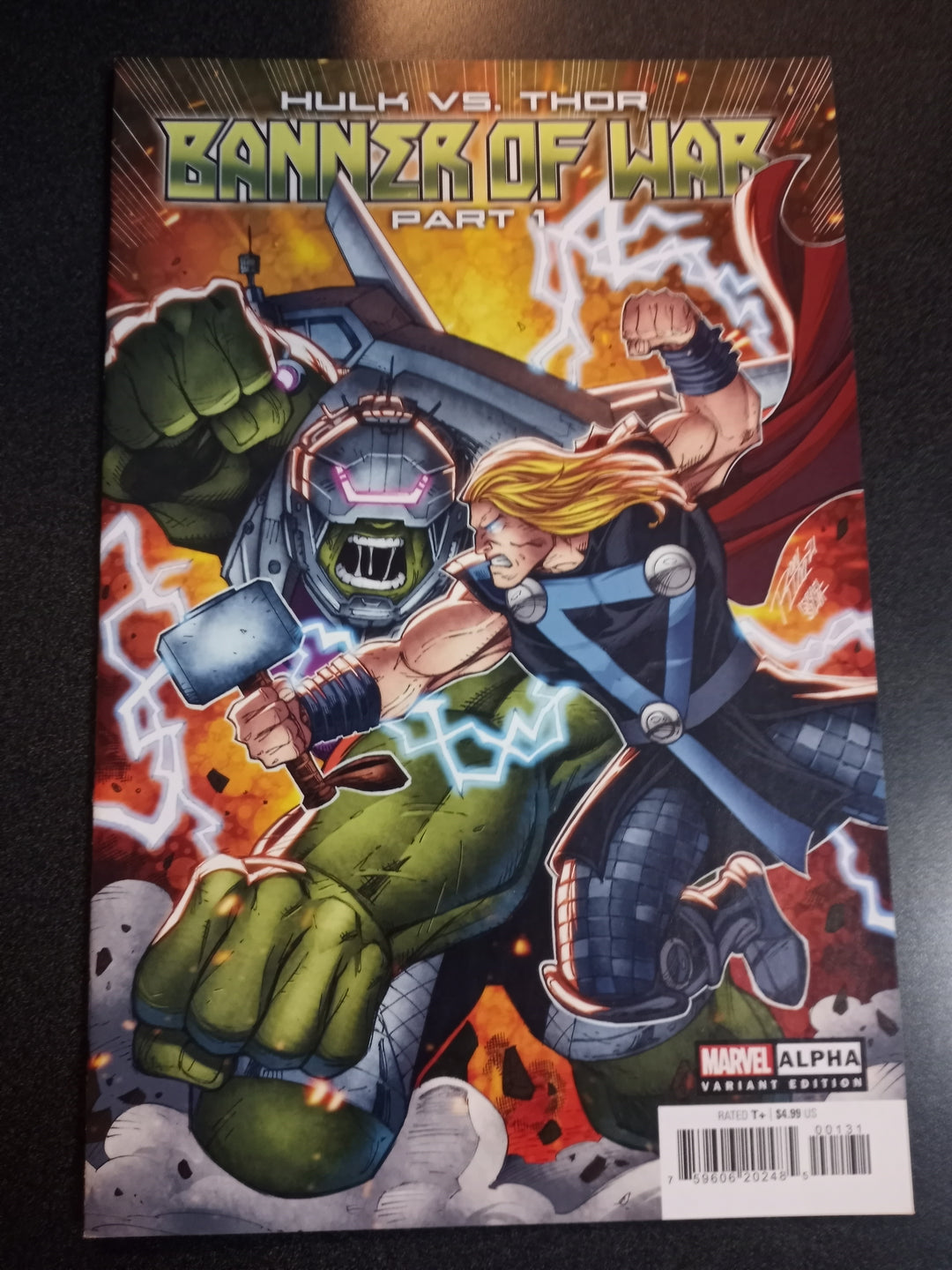 Hulk vs Thor Banner War Alpha #1 Ron Lim Variant