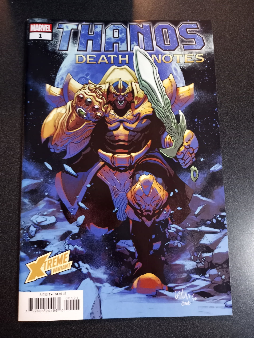 Thanos Death Notes #1 Yu X-Treme Marvel Variant