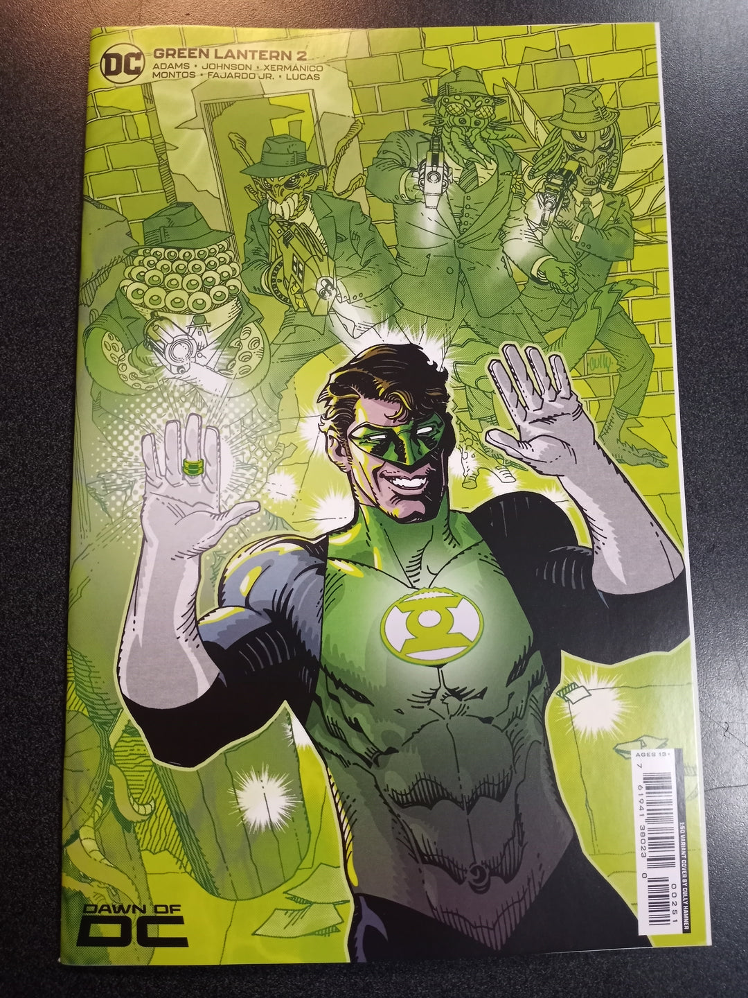 Green Lantern #2 Cover E 1 in 50 Cully Hamner Card Stock Variant