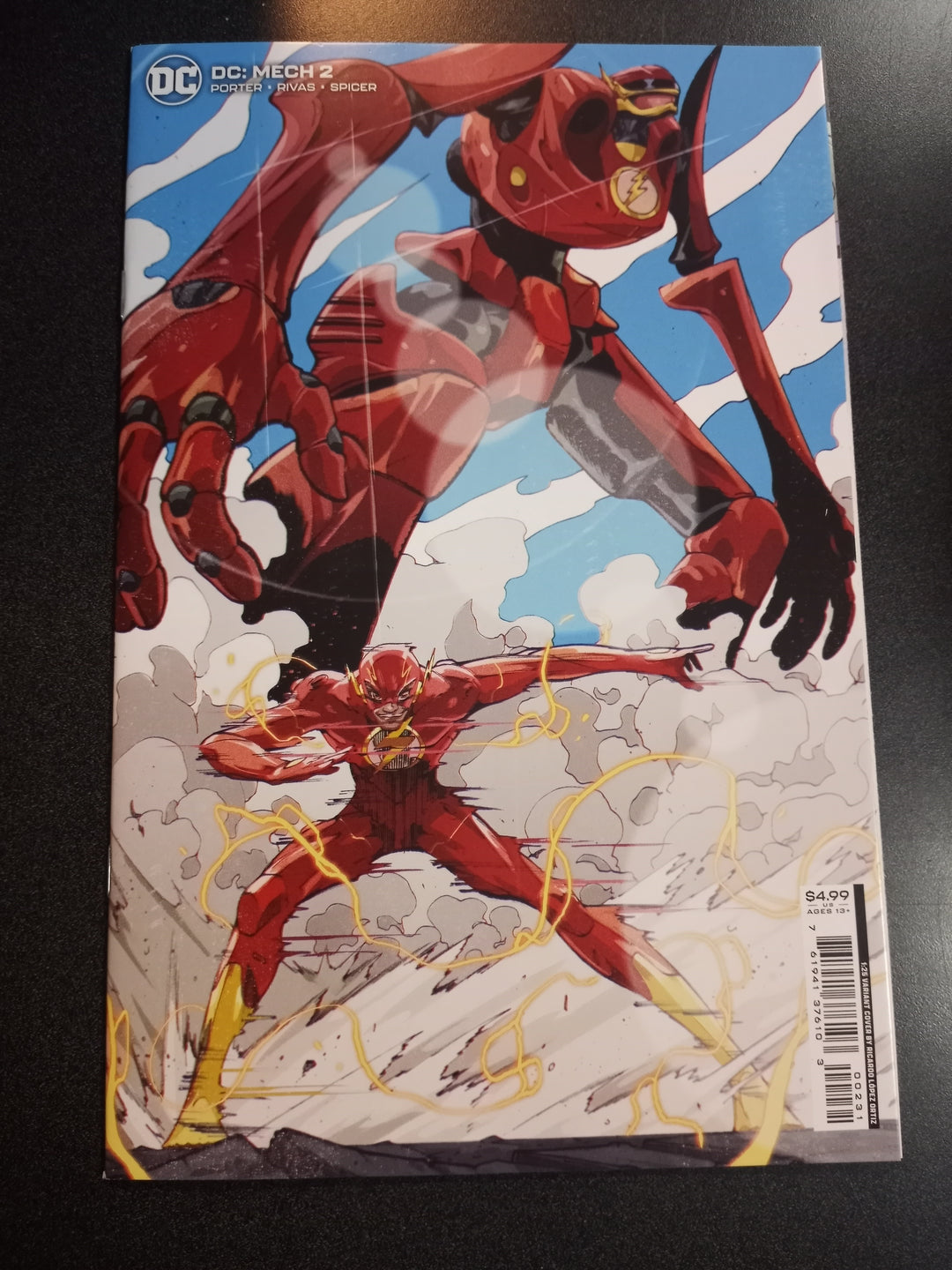 DC Mech #2 (Of 6) Cover C 1 in 25 Ricardo Lopez Ortiz Card Stock Variant