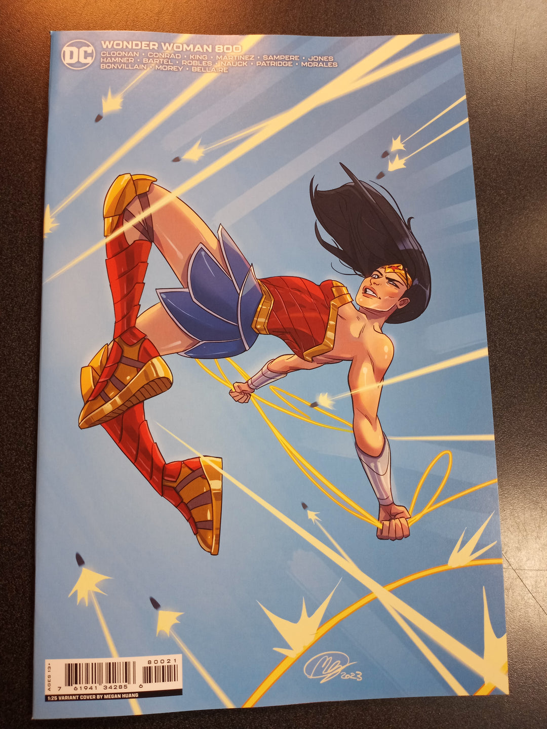 Wonder Woman #800 Cover I 1 in 25 Megan Huang Card Stock Variant