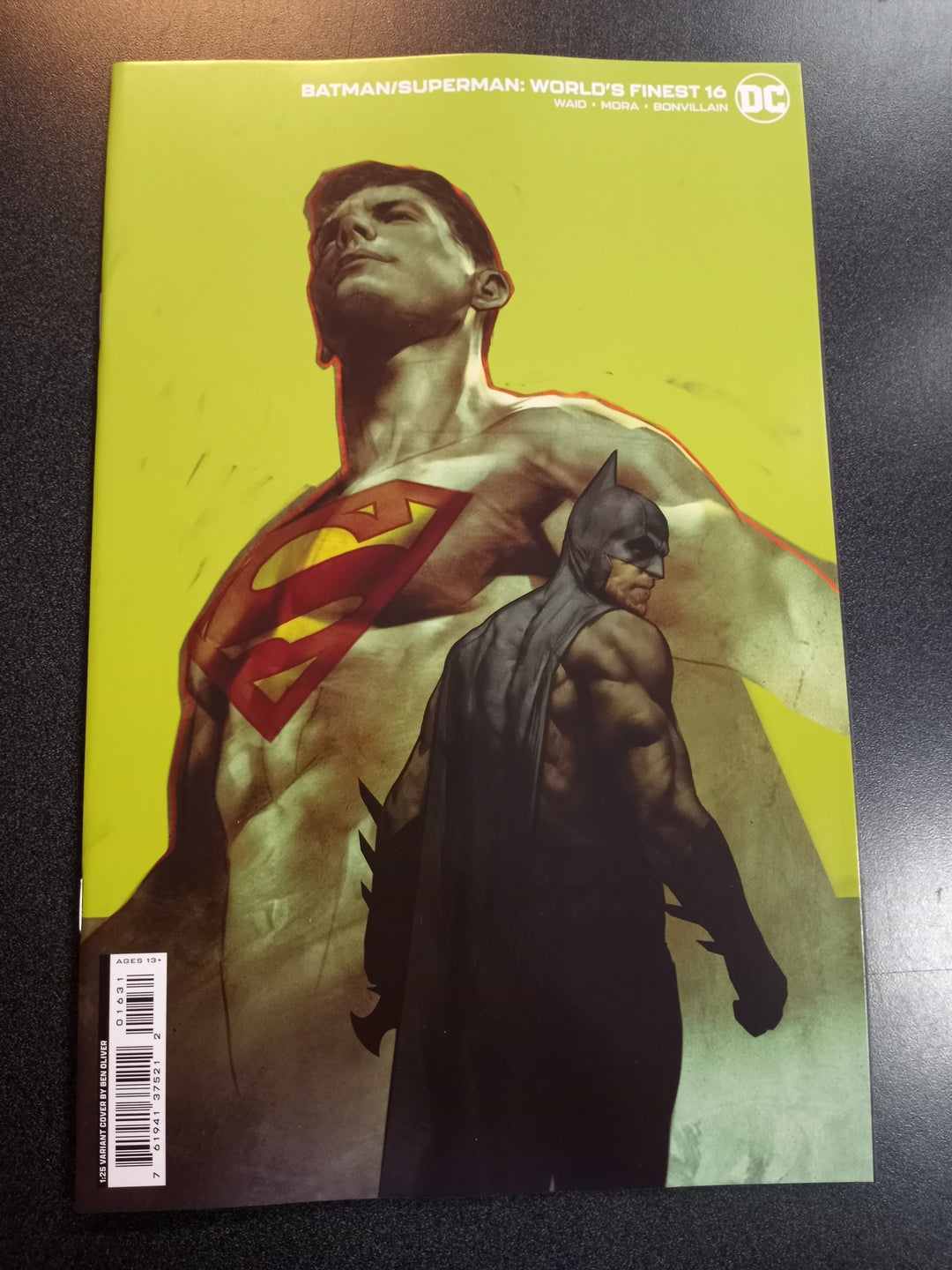 Batman Superman Worlds Finest #16 Cover E 1 in 25 Ben Oliver Card Stock Variant