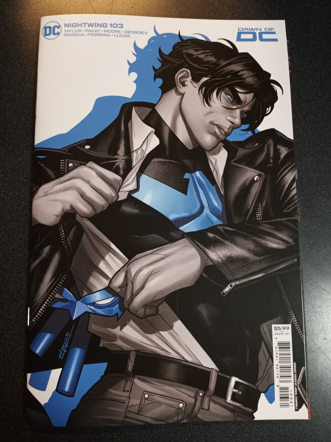 Nightwing #103 Cover C Jamal Campbell Card Stock Variant