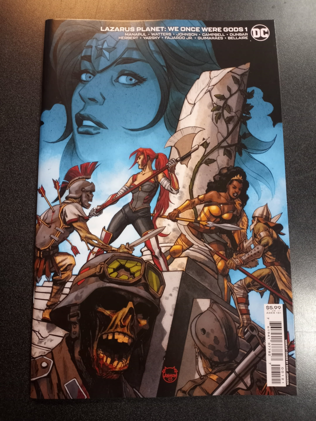 Lazarus Planet We Once Were Gods #1 (One Shot) Cover B Dave Johnson Card Stock Variant