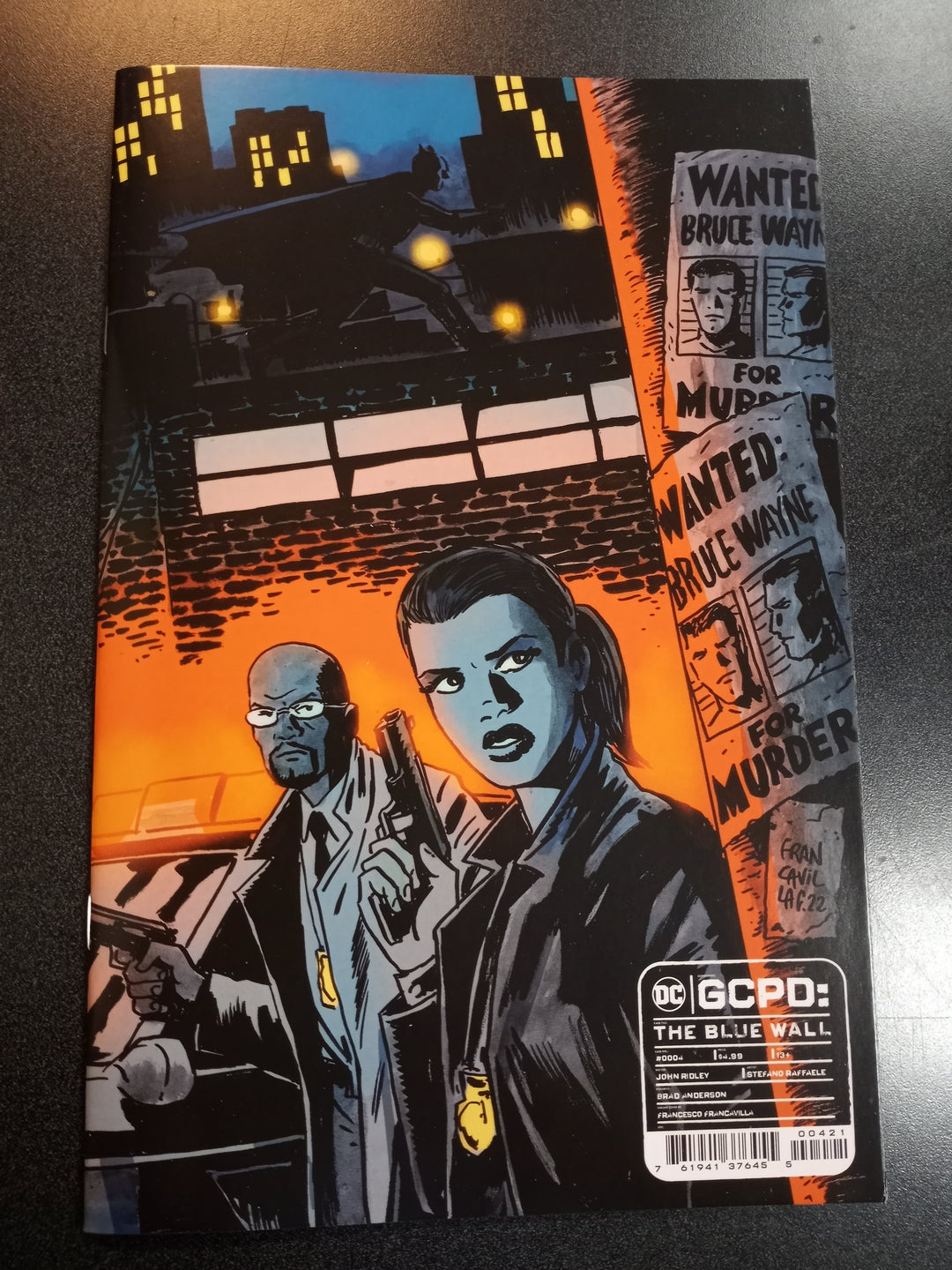 Gcpd The Blue Wall #4 (Of 6) Cover B Francesco Francavilla Card Stock Variant