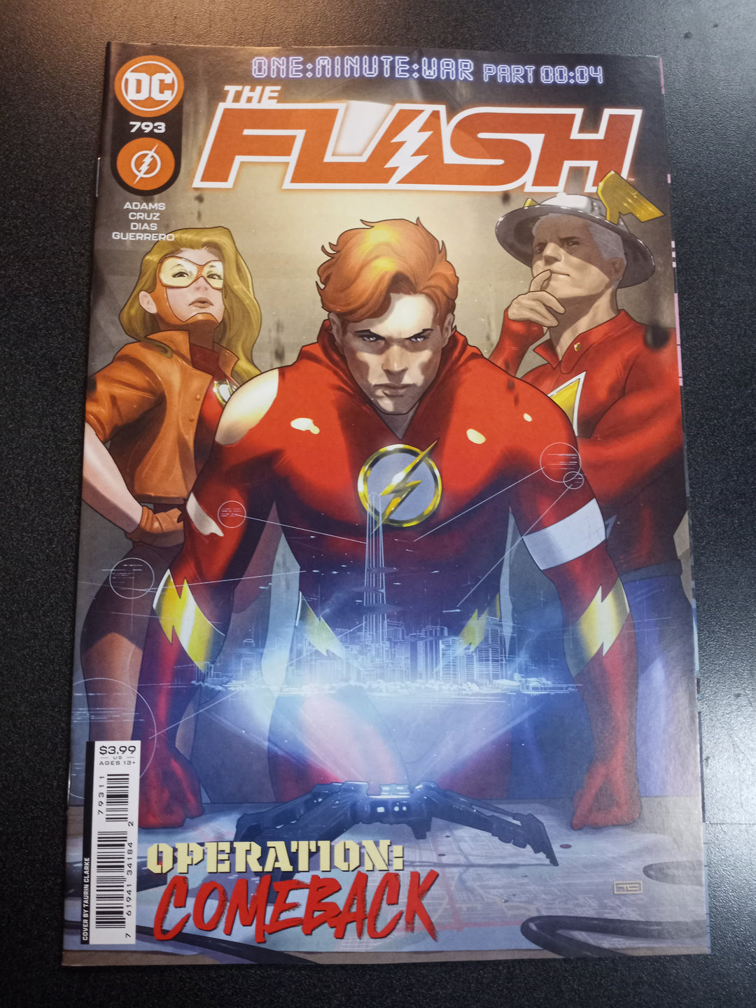 Flash #793 Cover A Taurin Clarke (One-Minute War)