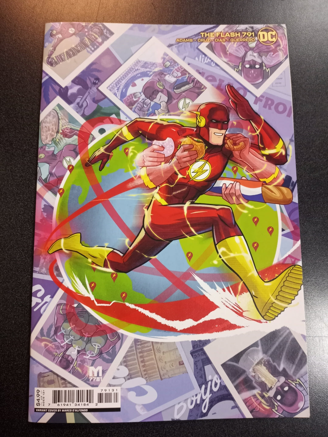 Flash #791 Cover C Marco Dalfonso Card Stock Variant (One-Minute War)