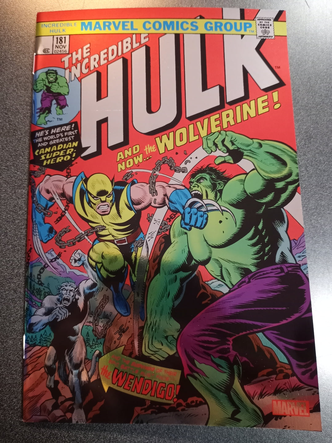 Incredible Hulk 181 Facsimile Edition Foil Variant