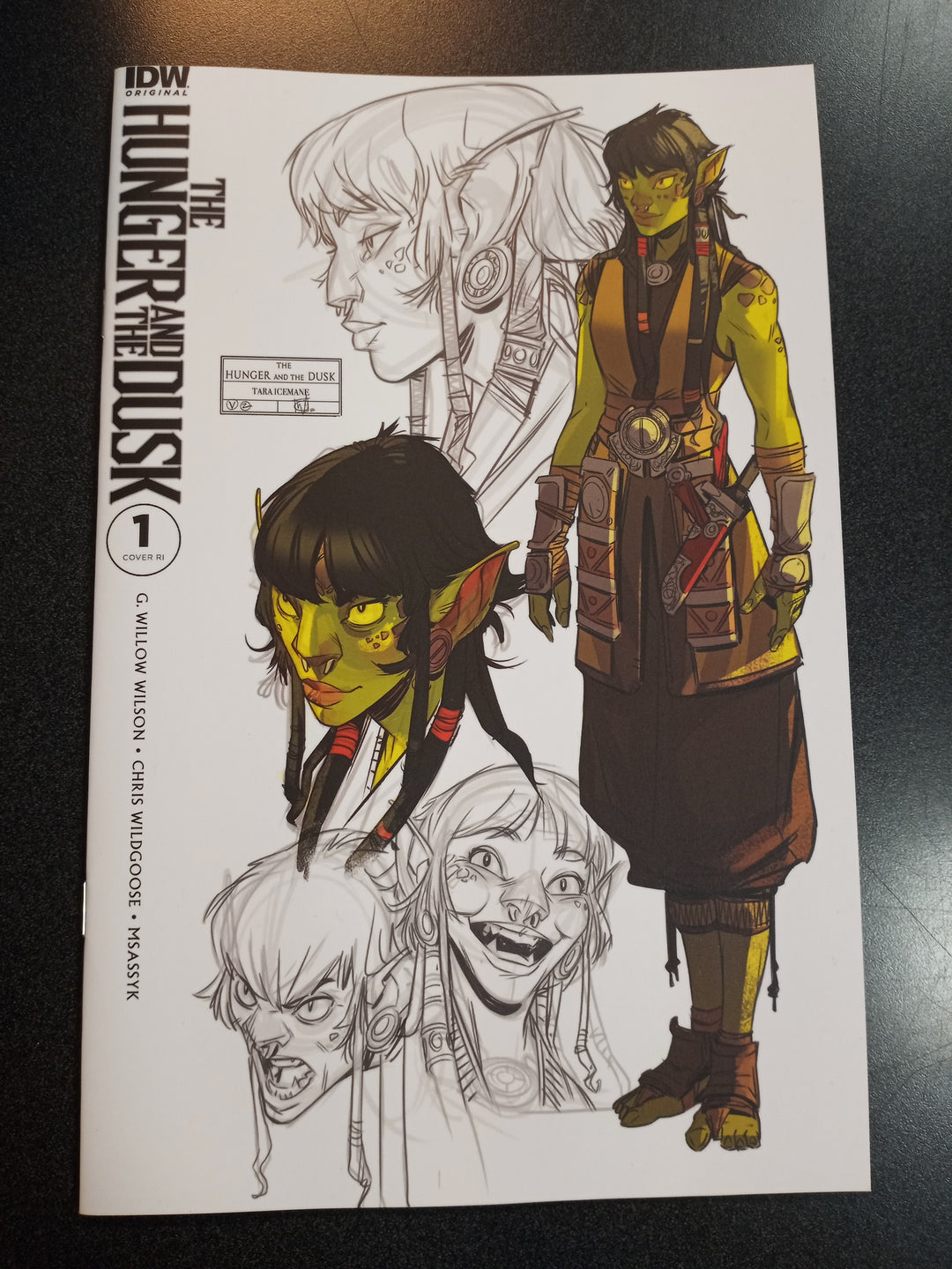 The Hunger And The Dusk #1 Variant Ri (25) (Wildgoose Character Sketch)