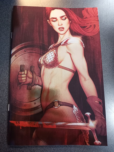 Red Sonja 2023 #1 Cover Zu 25 Copy Foc Variant Edition Frison Virgin Foil