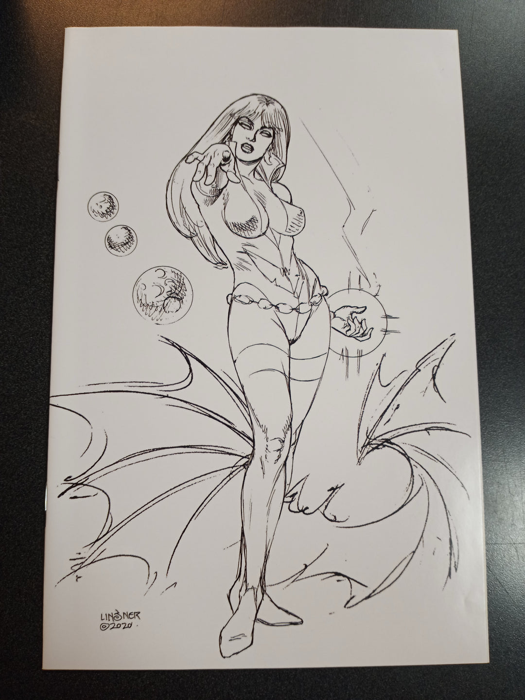 Vampirella Dark Powers #3 1:30 Linsner B&W Virgin Variant