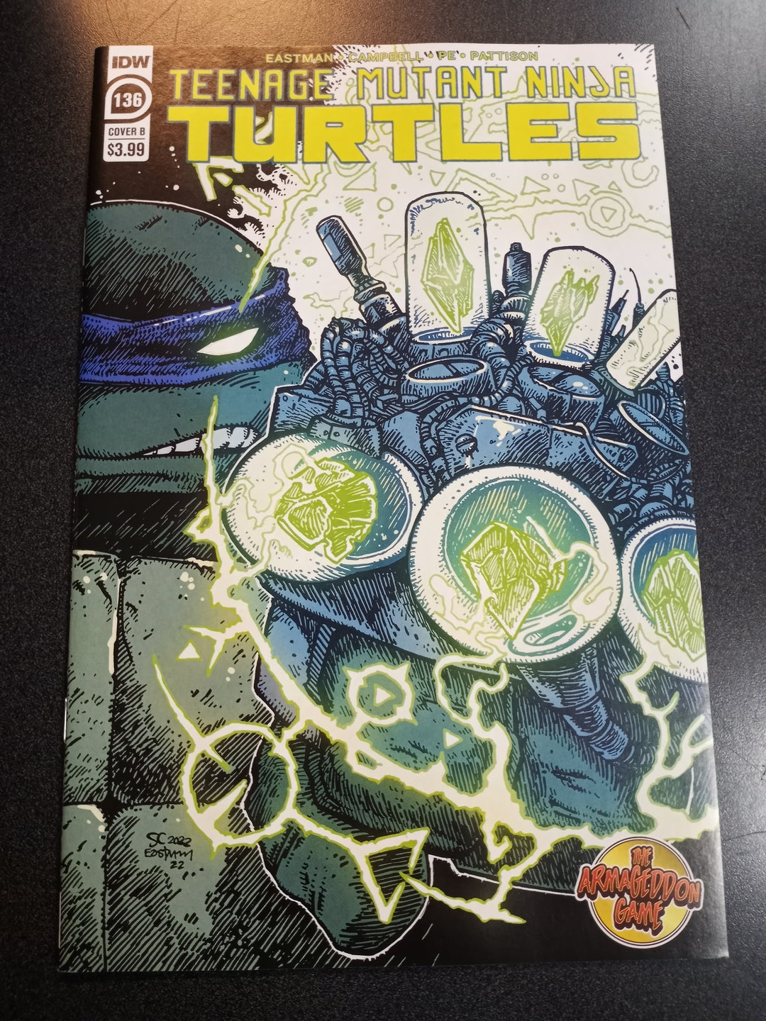 Teenage Mutant Ninja Turtles Ongoing #136 Cover B Eastman