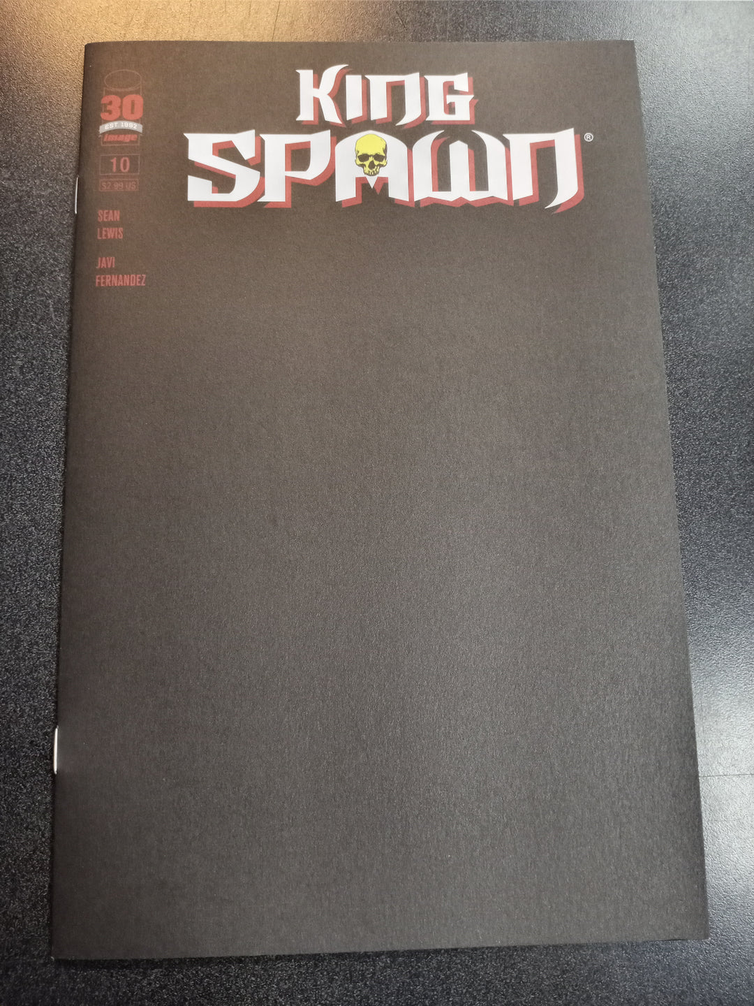 King Spawn #10 Cover B Blank Sketch Cover