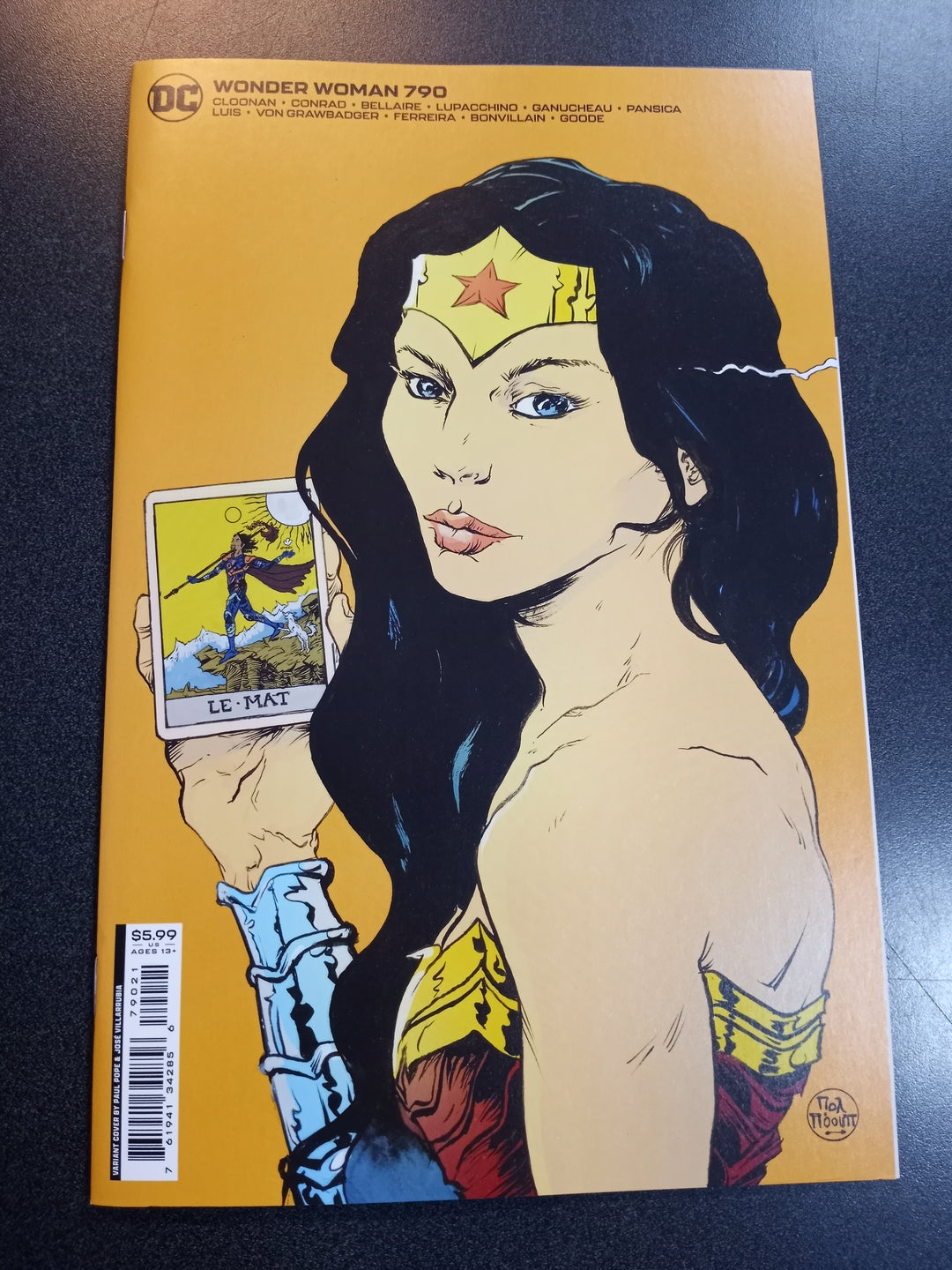 Wonder Woman #790 Cover B Paul Pope Card Stock Variant