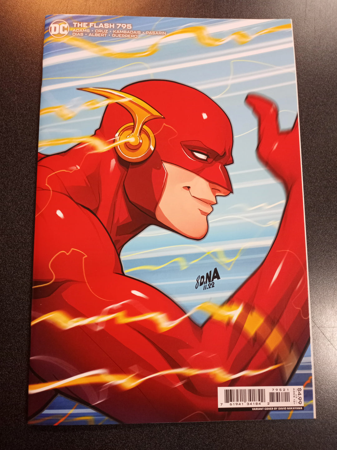 Flash #795 Cover B David Nakayama Card Stock Variant (One-Minute War)