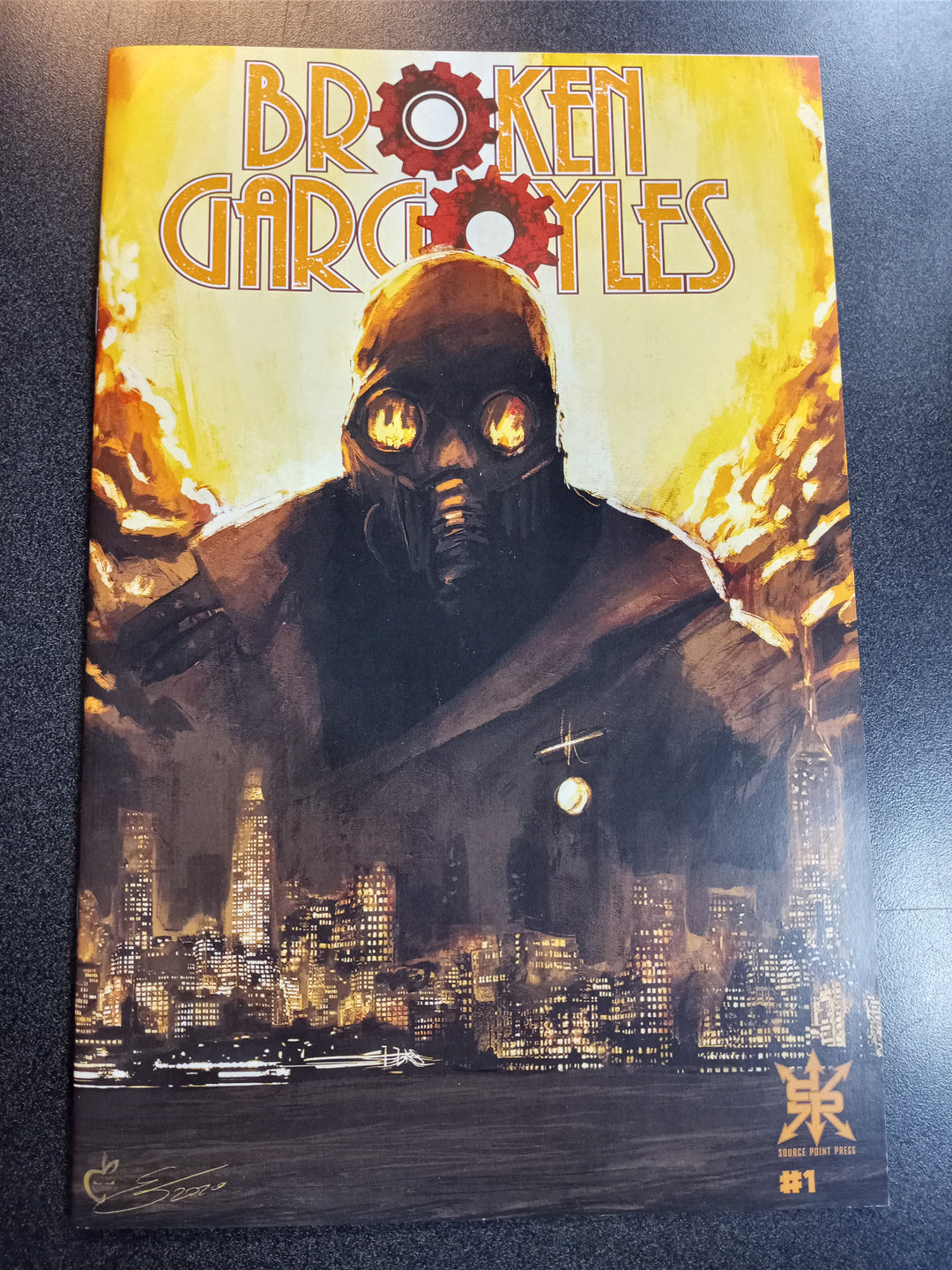 Broken Gargoyles #1 Salinas Cover A Trade Dress Variant