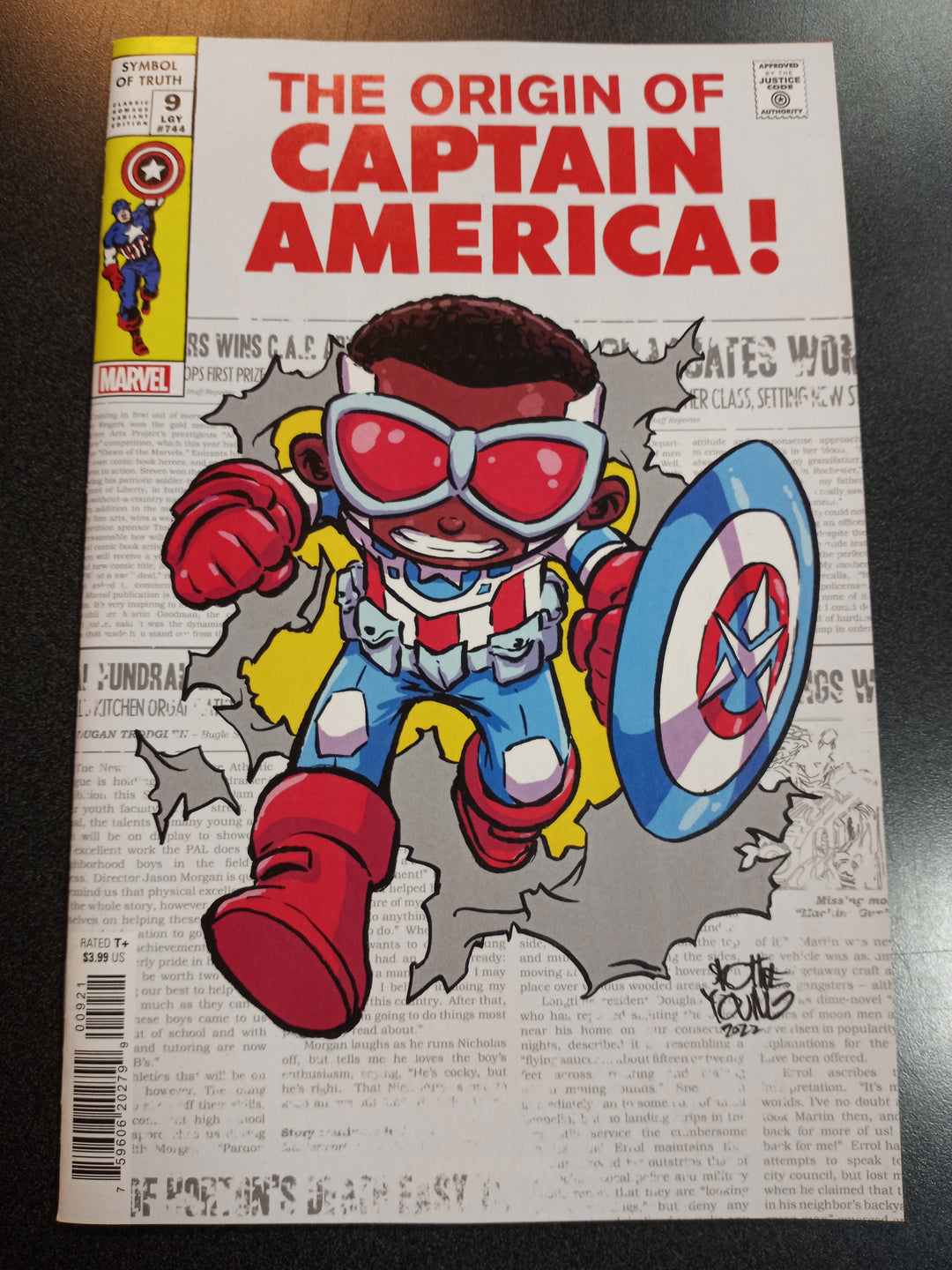 Captain America Symbol Of Truth #9 Young Classic Homage Variant