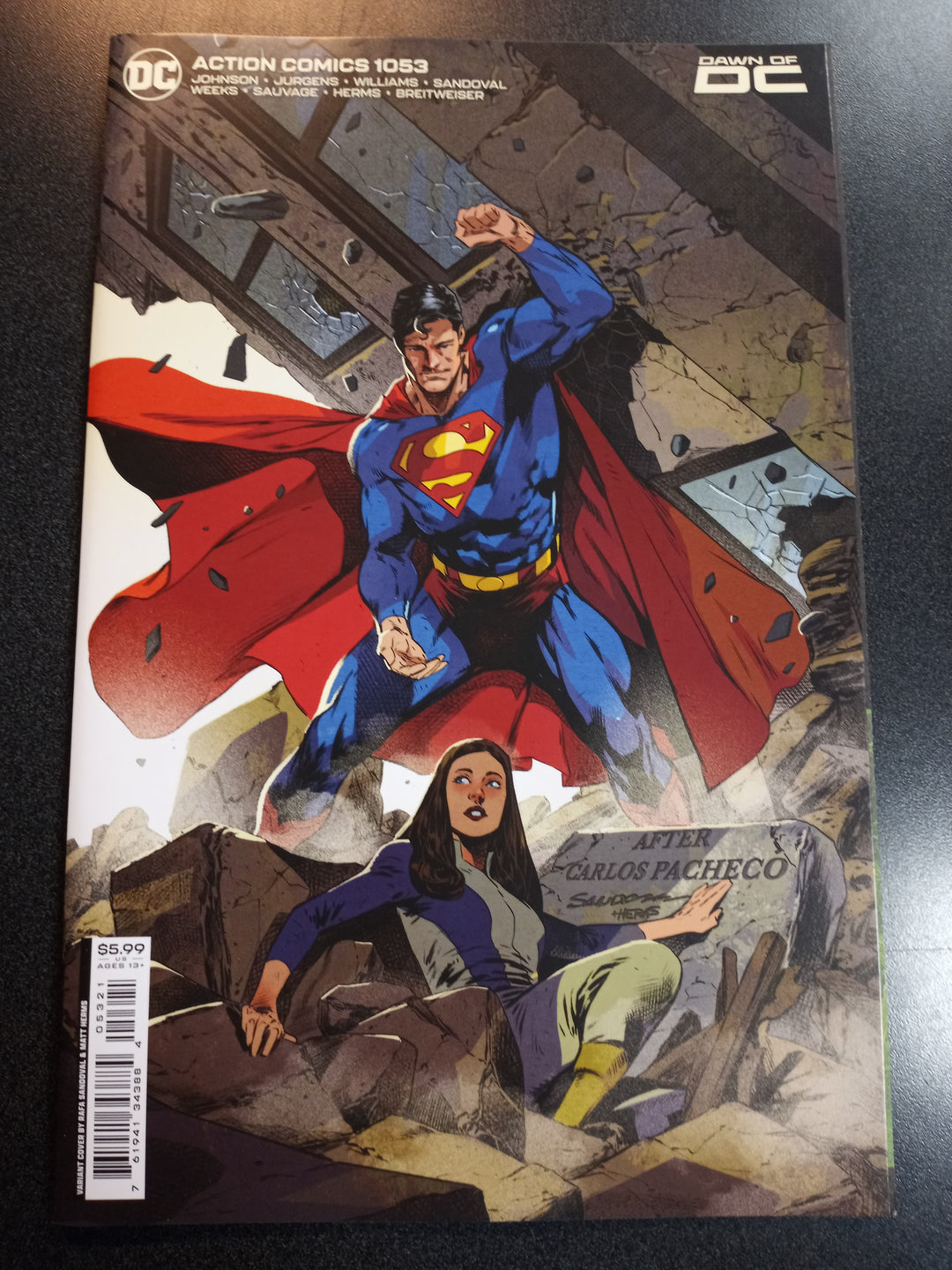 Action Comics #1053 Cover B Rafa Sandoval Card Stock Variant