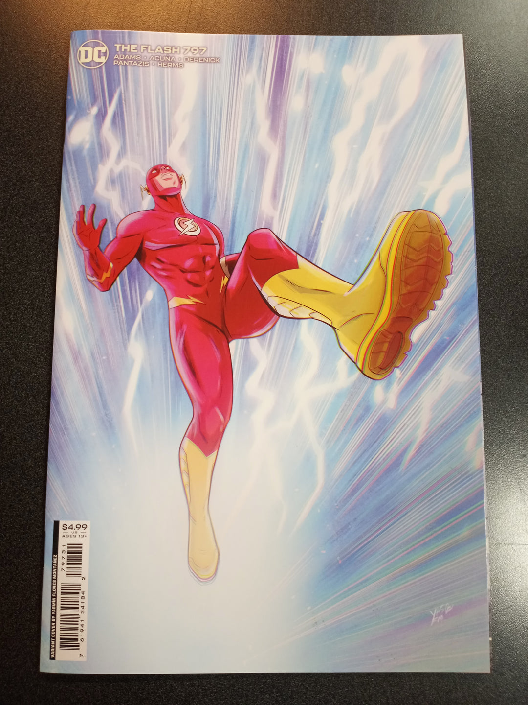 Flash #797 Cover C Yasmin Flores Montanez Card Stock Variant