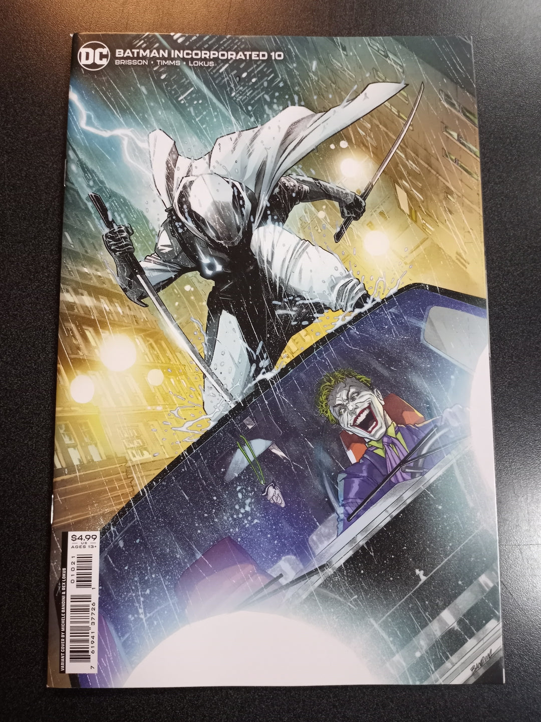 Batman Incorporated #10 Cover B Michele Bandini Card Stock Variant