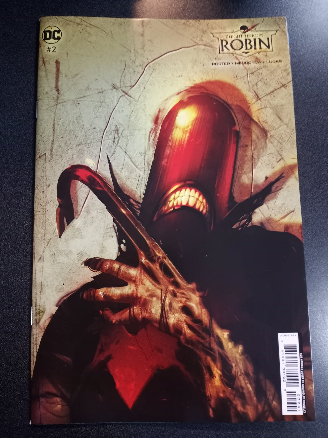 Knight Terrors Robin #2 (Of 2) Cover D 1 in 25 Sam Wolfe Connelly Card Stock Variant