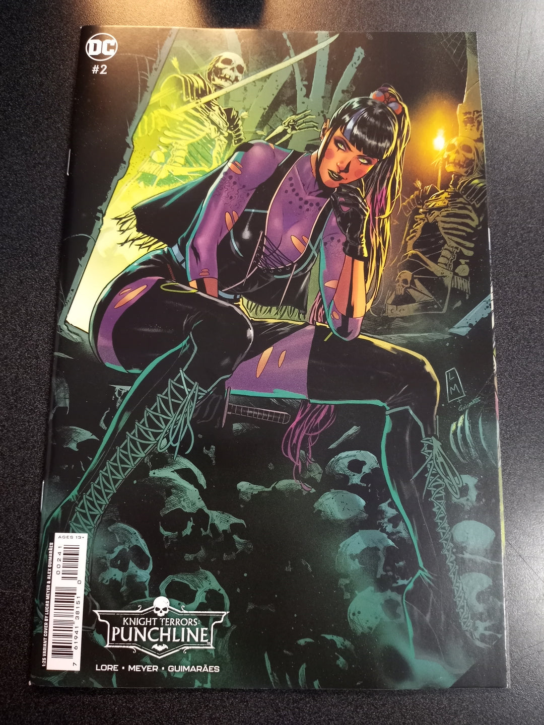 Knight Terrors Punchline #2 (Of 2) Cover D 1 in 25 Lucas Meyer Card Stock Variant