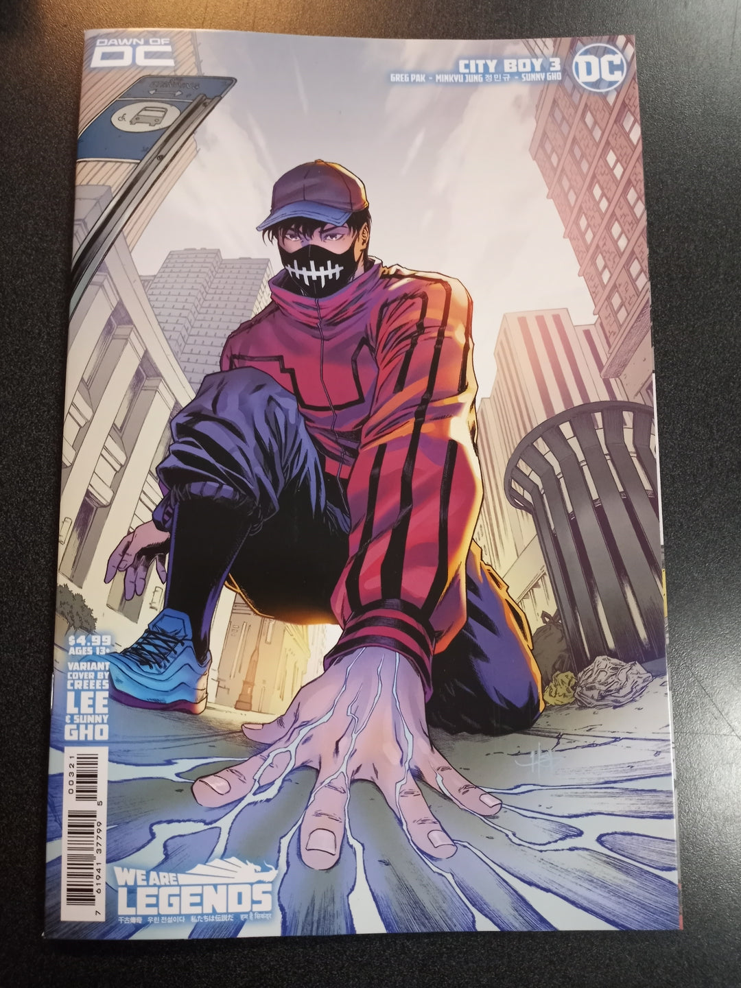 City Boy #3 (Of 6) Cover B Creees Lee Card Stock Variant