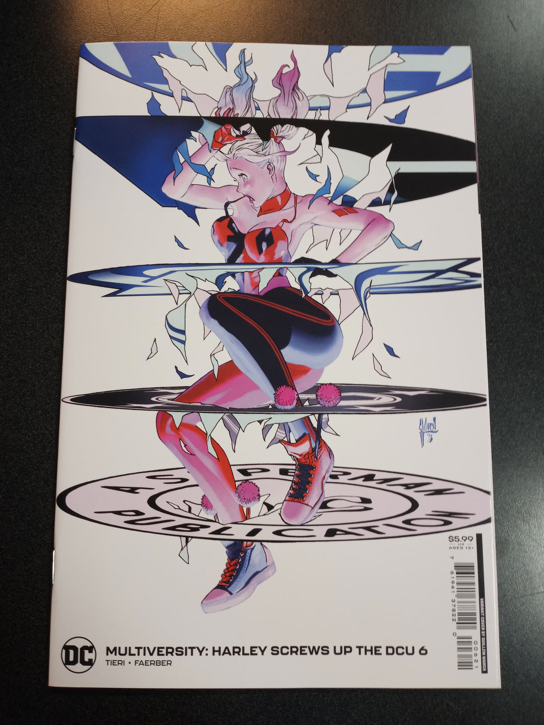 Multiversity Harley Screws Up The Dcu #6 (Of 6) Cover B Guillem March Card Stock Variant