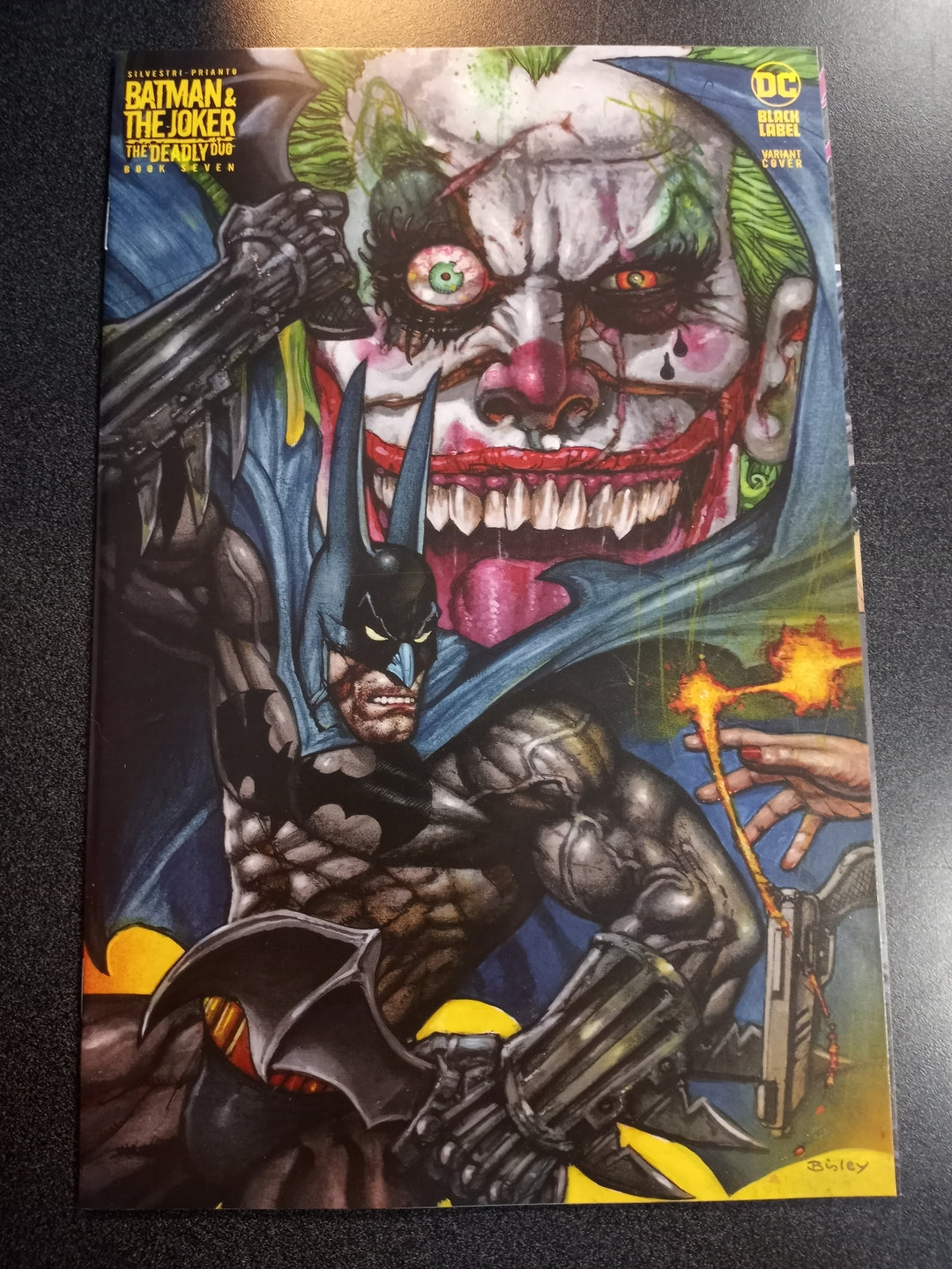 Batman & The Joker The Deadly Duo #7 (Of 7) Cover B Simon Bisley Batman & Joker Card Stock Variant (Mature)