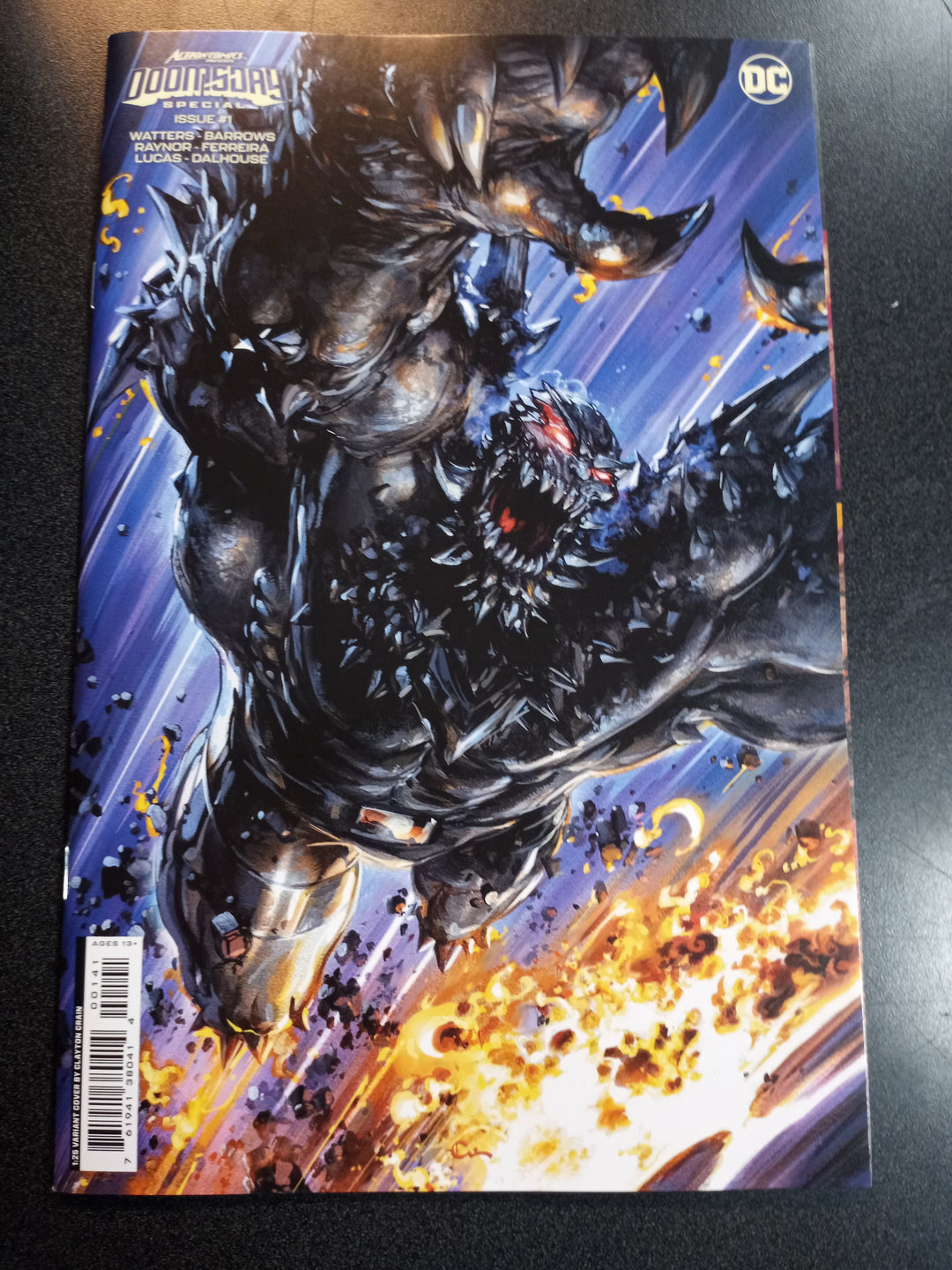 Action Comics Presents Doomsday Special #1 (One Shot) Cover D 1 in 25 Clayton Crain Card Stock Variant