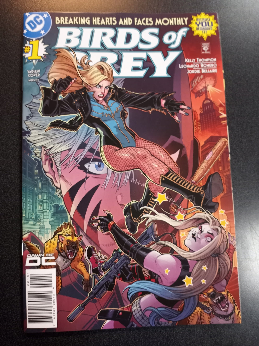Birds Of Prey #1 Cover F 1 in 25 Nick Bradshaw Card Stock Variant