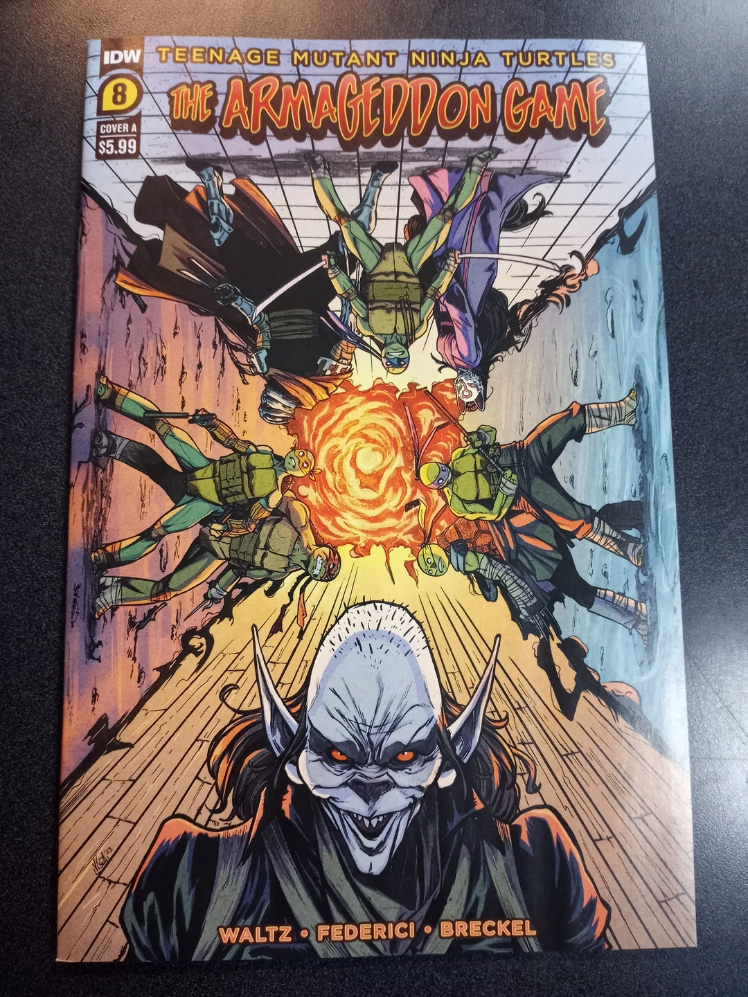 Teenage Mutant Ninja Turtles Armageddon Game #8 Cover A Federici