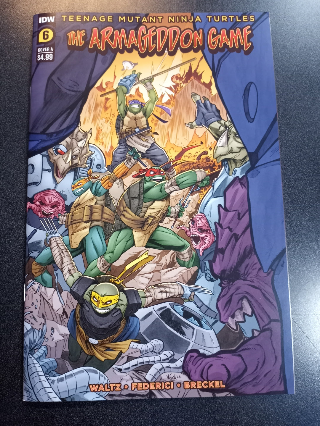 Teenage Mutant Ninja Turtles Armageddon Game #6 Cover A Federici