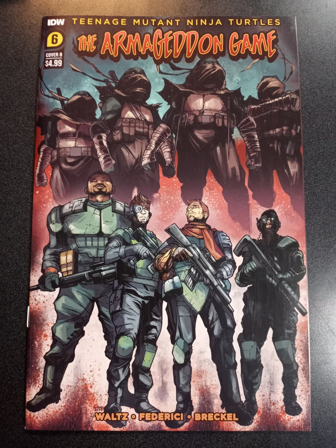 Teenage Mutant Ninja Turtles Armageddon Game #6 Cover B Sanchez