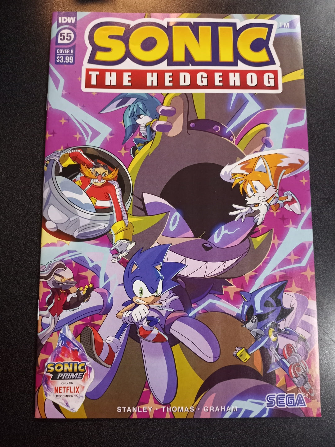 Sonic The Hedgehog #55 Cover B Tramontano