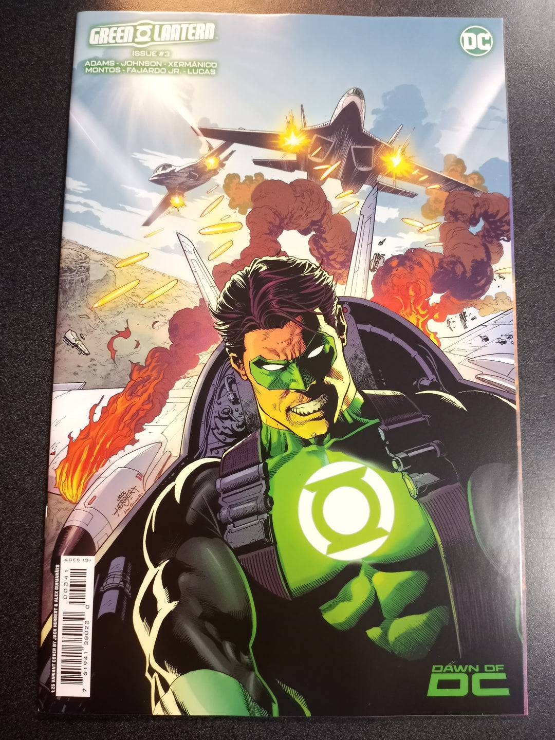 Green Lantern #3 Cover E 1 in 25 Jack Herbert Card Stock Variant