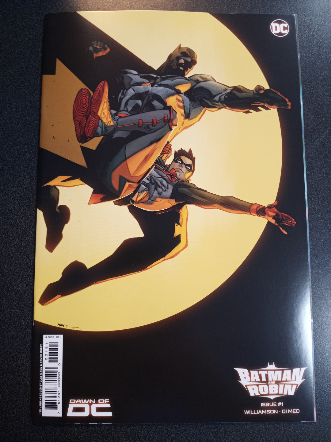 Batman And Robin #1 Cover E 1 in 25 Clay Mann Card Stock Variant