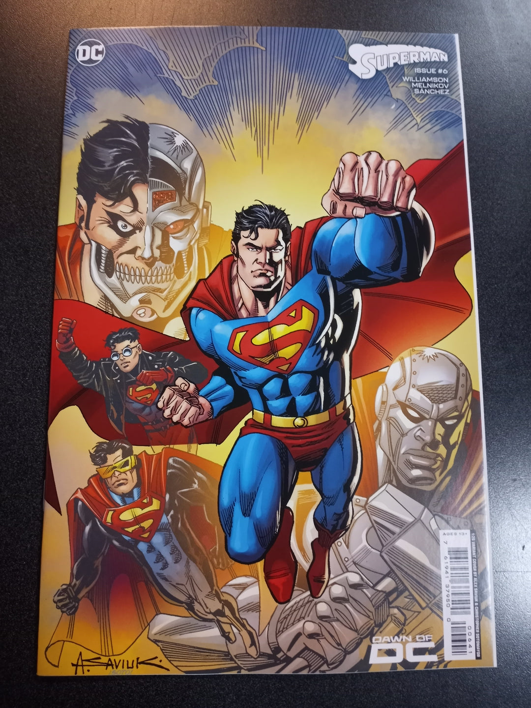 Superman #6 Cover G 1 in 25 Alex Saviuk Card Stock Variant