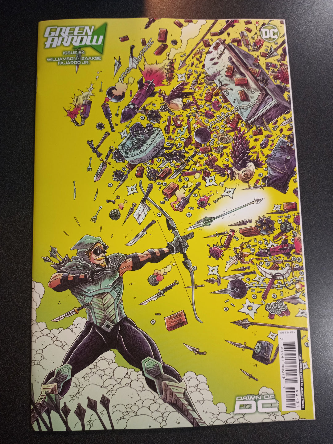 Green Arrow #4 (Of 6) Cover C 1 in 25 James Stokoe Card Stock Variant