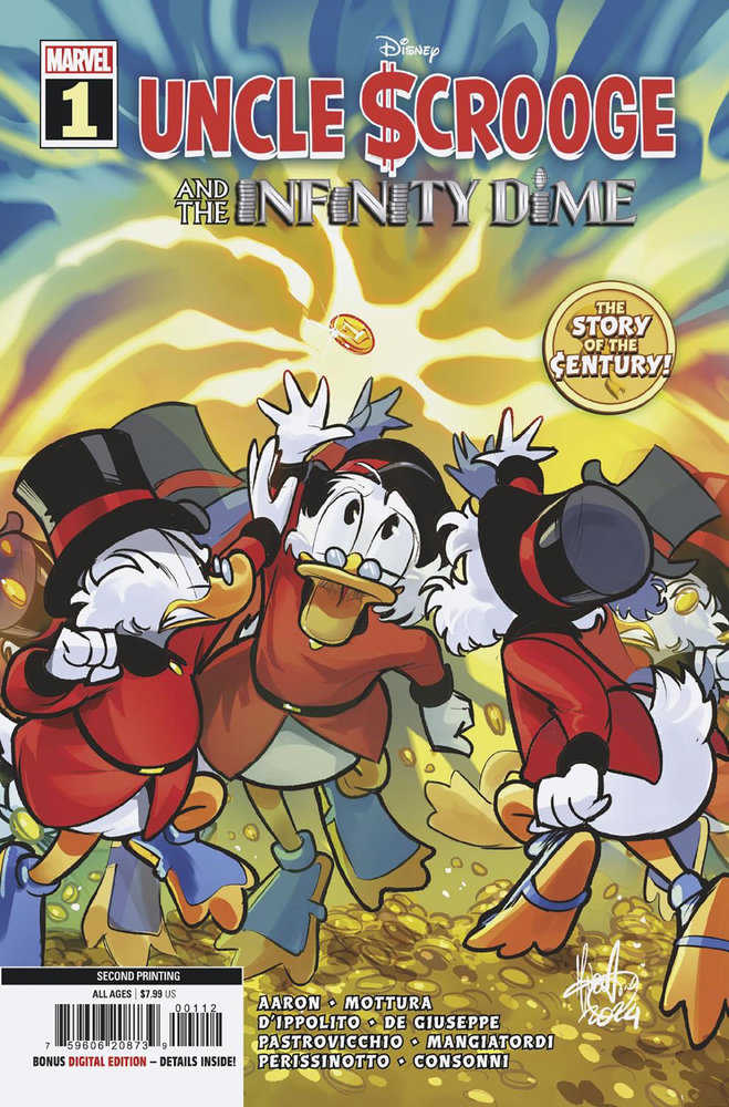 Uncle Scrooge And The Infinity Dime #1 Mirka Andolfo 2nd Print Variant