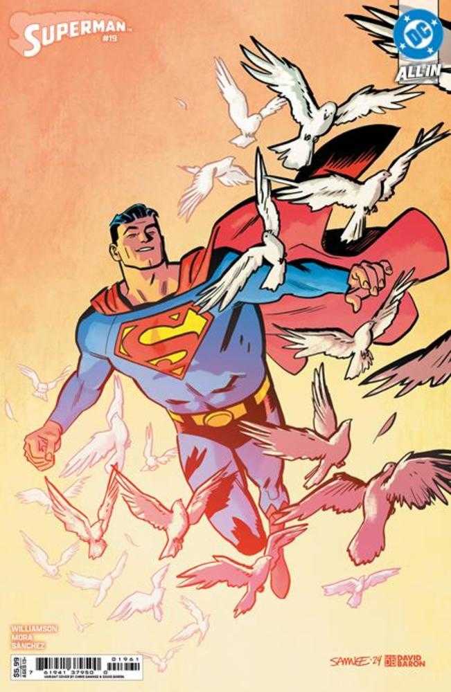 Superman #19 Cover D Chris Samnee Card Stock Variant