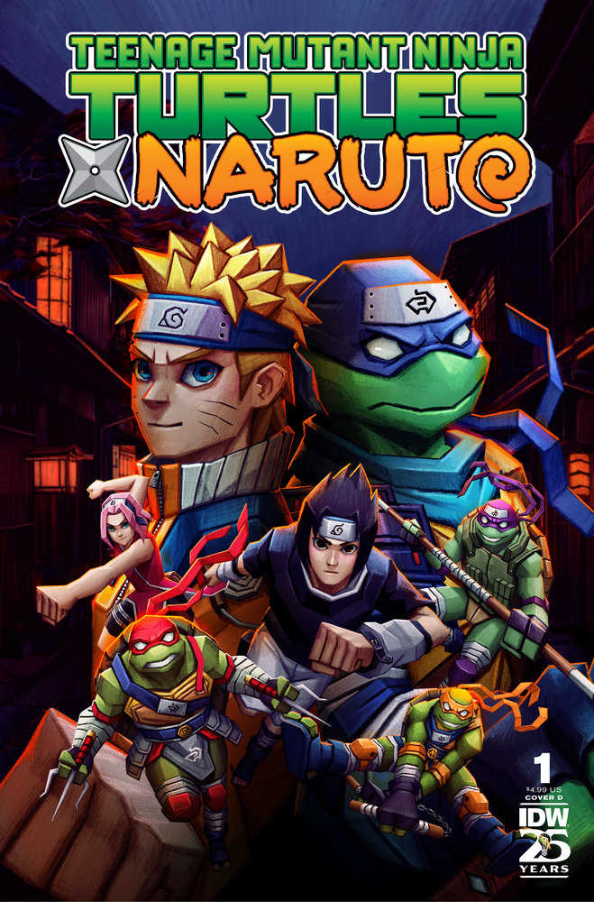 Teenage Mutant Ninja Turtles X Naruto #1 Cover D Moncayo